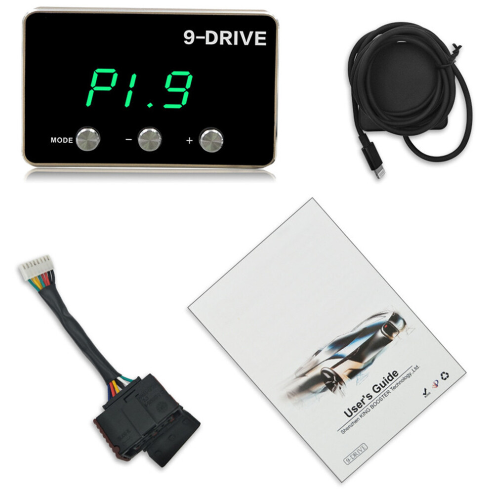 Electronic Throttle Controller 9 Mode Pedal Accelerator Fuel-Efficient For Wrangler Jk Ram 1500 4851802966584