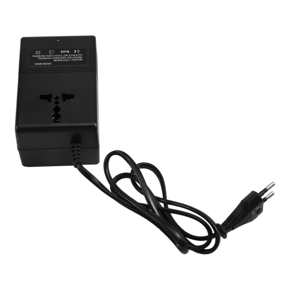 300W Voltage Converter Transformer 220V To 110V Steps Down Travel Adapter Inverter Eu Plug 4851802958398