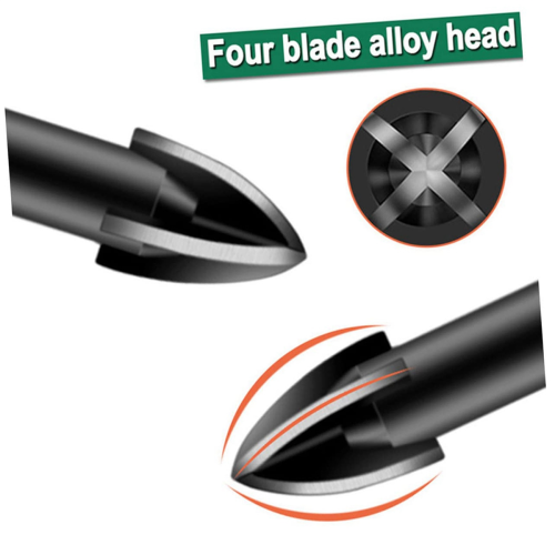 7pcs Hex Shank Drill Bits Firewood Hand Cone Multipurpose Drilling Bit Stepped Tile 2