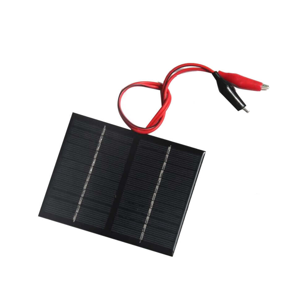 12V 1.5W Solar Panel With Clip Charging Battery System Polycrystalline Solar Panel For Small Power Appliances 4851802973599