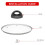 Universal Pot Lid Replacement Knobs, Heat Resistant Pan Lid Holding Handles (1 Pack), Small 3