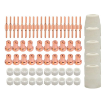 PT31 65PCS Extended Air Plasma Cutting Nozzle Electrode Consumables
