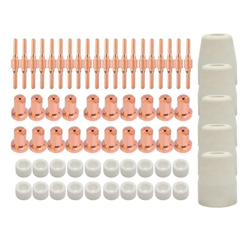 PT31 65PCS Extended Air Plasma Cutting Nozzle Electrode Consumables