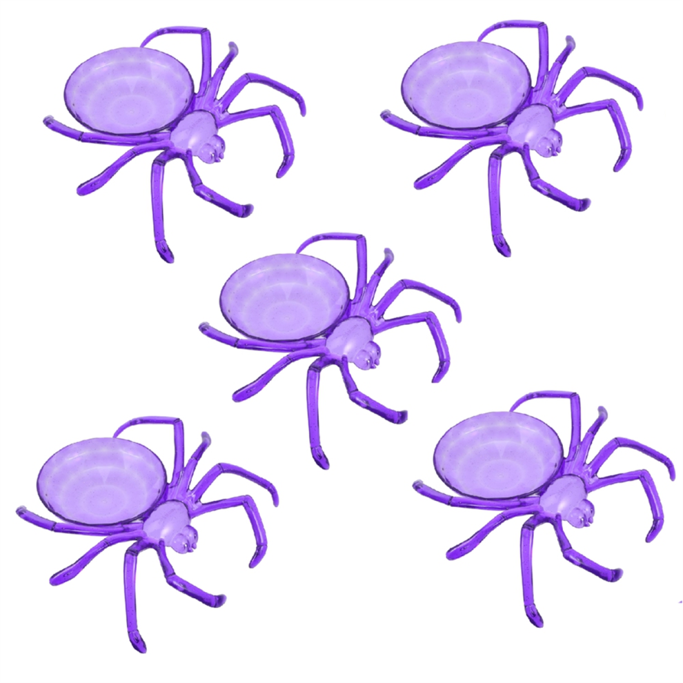 5pcs Halloween Spider Bowl Simulated Candy Dish Food Tray-image-OPC-PK29XGJ-NEW