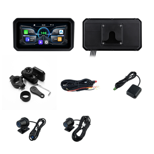 6.25 Inch Digital Motorcycle Dashboard Navigation Display Screen