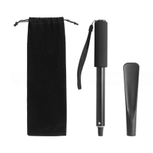 Shoe Horn,13inch-33inch Retractable Aluminum Horn Long Handle