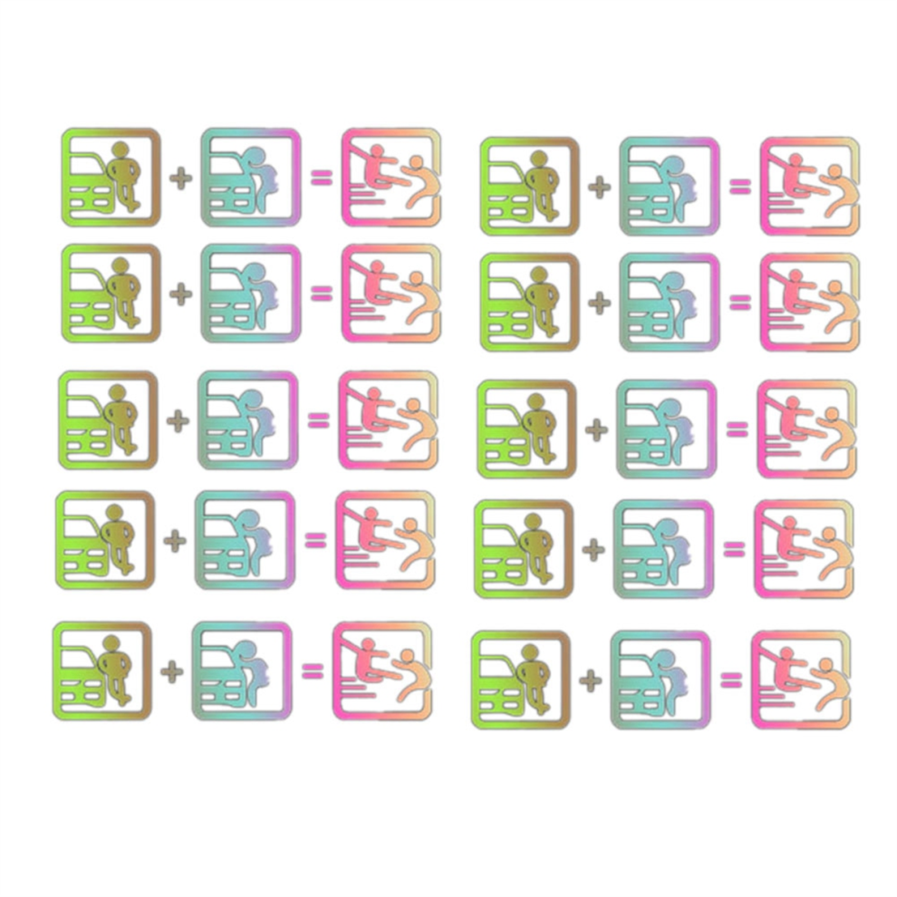 Car Creativity Don't Touch Sticker Decals Funny Exterior 4852794829314