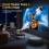 P20 Pro Android 13.0 WiFi6 Full HD 1080P 4K LED Projector EU PLUG 9