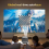 P20 Pro Android 13.0 WiFi6 Full HD 1080P 4K LED Projector EU PLUG 6