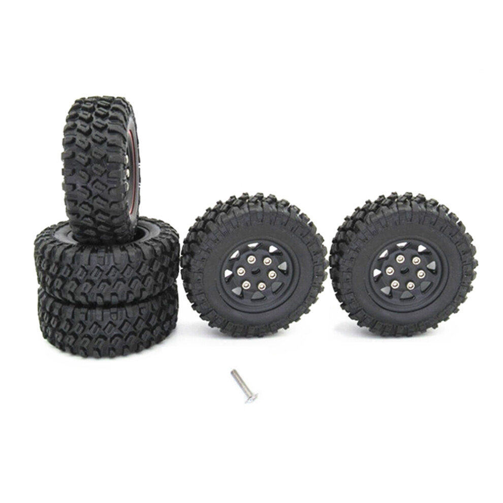 5Pcs Rubber Spare Tires Tyre Wheel Upgrade Accessories For Xmykc01cm Jimny 1/16 Rc Crawler Car Parts 4852794835315