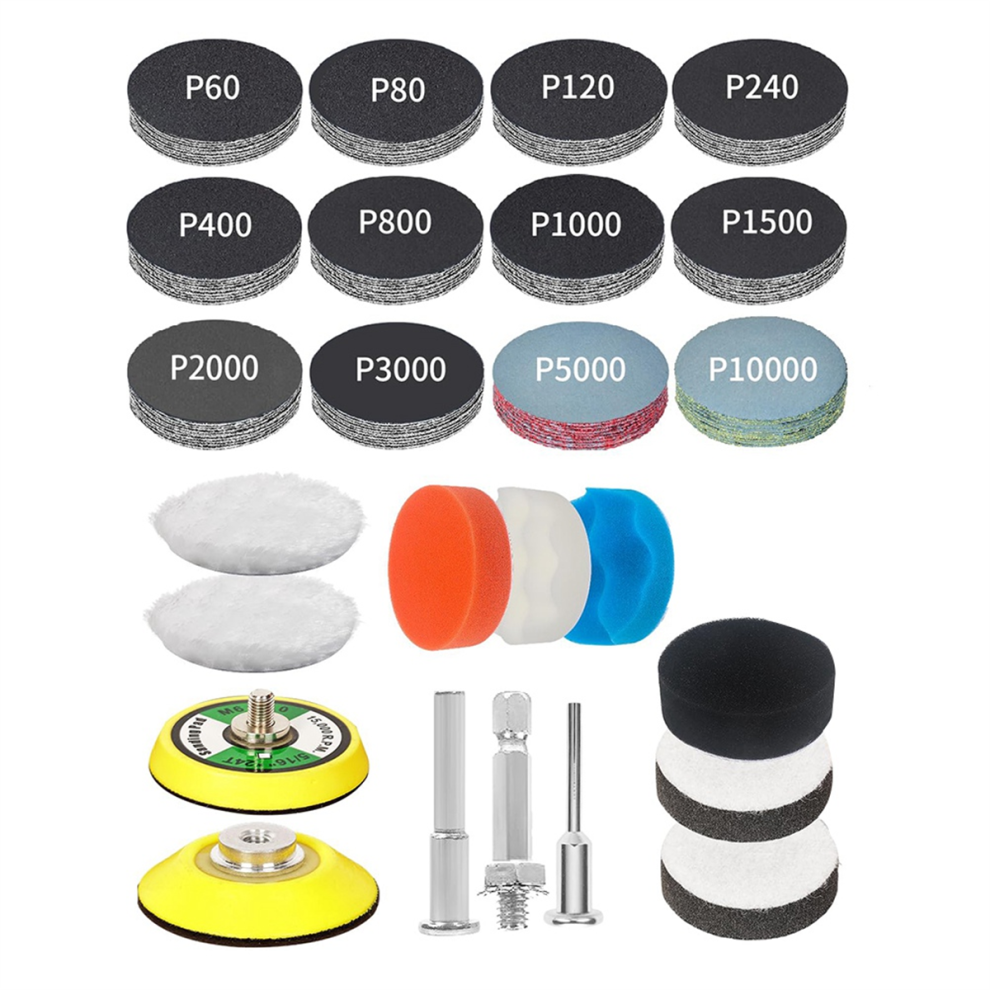 Sanding Discs Drill Polishing Kit, Car Headlight Restoration Kit 4852794833601