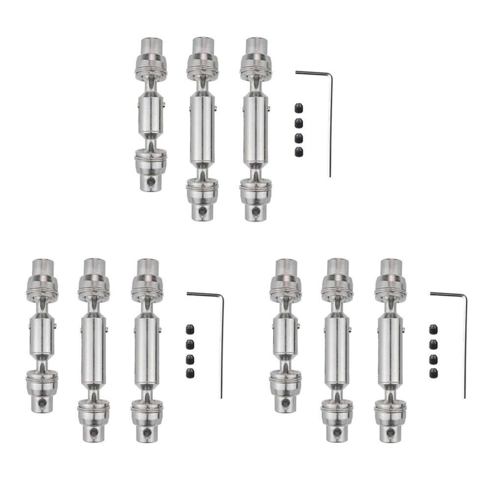 9Pcs Metal Drive Shaft Cvd For B16 B36 Q60 Q63 Q64 Mn77 Fy004 6Wd 1/16 Rc Car Upgrade Parts,1 4852794840739