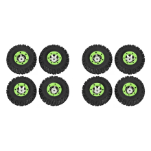 8Pcs Left & Right Tires Wheel Tyre Kit for 12428 12423 12427 1/12 RC Car Spare Replace Parts Accessories
