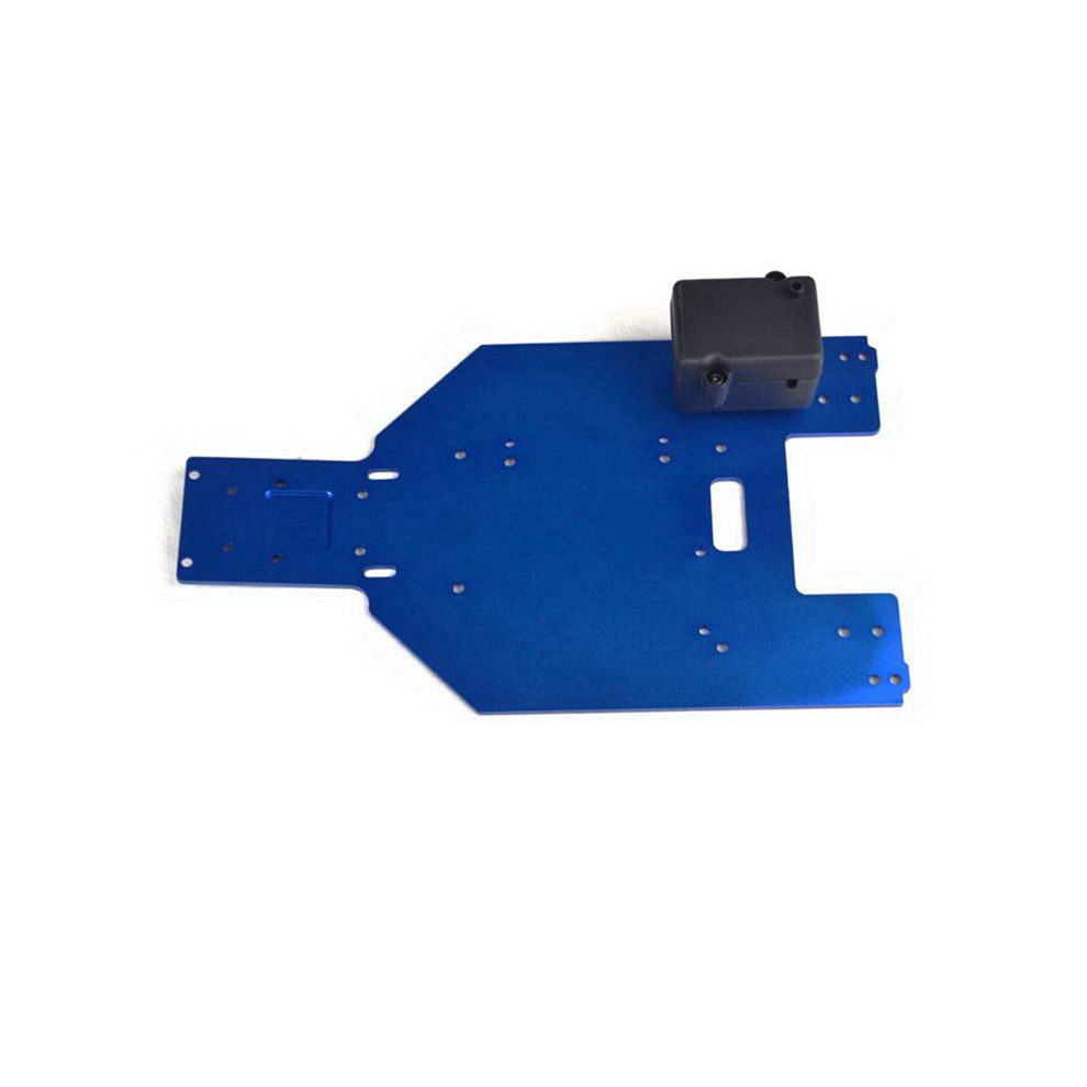 Photos - Parts for Drones & RC models 10977 Aluminum Alloy Chassis Plate for VRX RC Car Remote Control Toys Parts Fit RH1043/1045 Rear Axle Design Desert Card