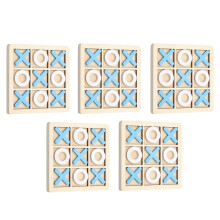 5PCS Xo Toe Children Board Game Parent-Child Interactive Logic Thinking Fun Puzzle Toys Gift A
