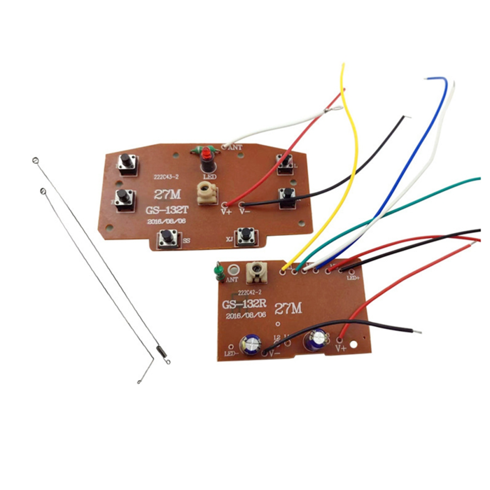 Photos - Parts for Drones & RC models 6CH 2.4G Remote Control High Quality 27MHz Circuit PCB Transmitter Receiver Board for RC Car Toys Parts
