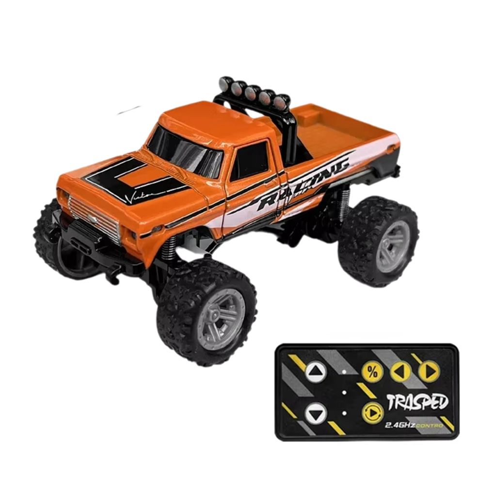 Photos - Parts for Drones & RC models RC Off-Road 1/64 Remote Control Climbing Car Model 2.4G Toy Vehicle Orange