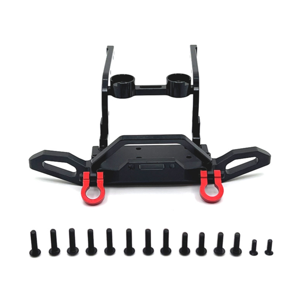 Rc Car Upgrade Front Bumper Kit For 1/12 H12y H12y+ Accessories Black 4852794845383
