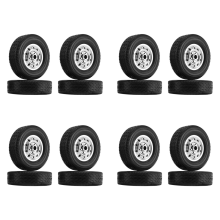 16Pcs Wheel Tire Tyre for D12 1/10 RC Truck Car DIY Upgrade Spare Parts Accessories
