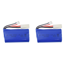 2X 7.4V 1500MAh Lipo Battery for FT009 FX067C HQ955 948 K959 HJ817 816 RC Speed Boat Spare Parts Replace Accessories