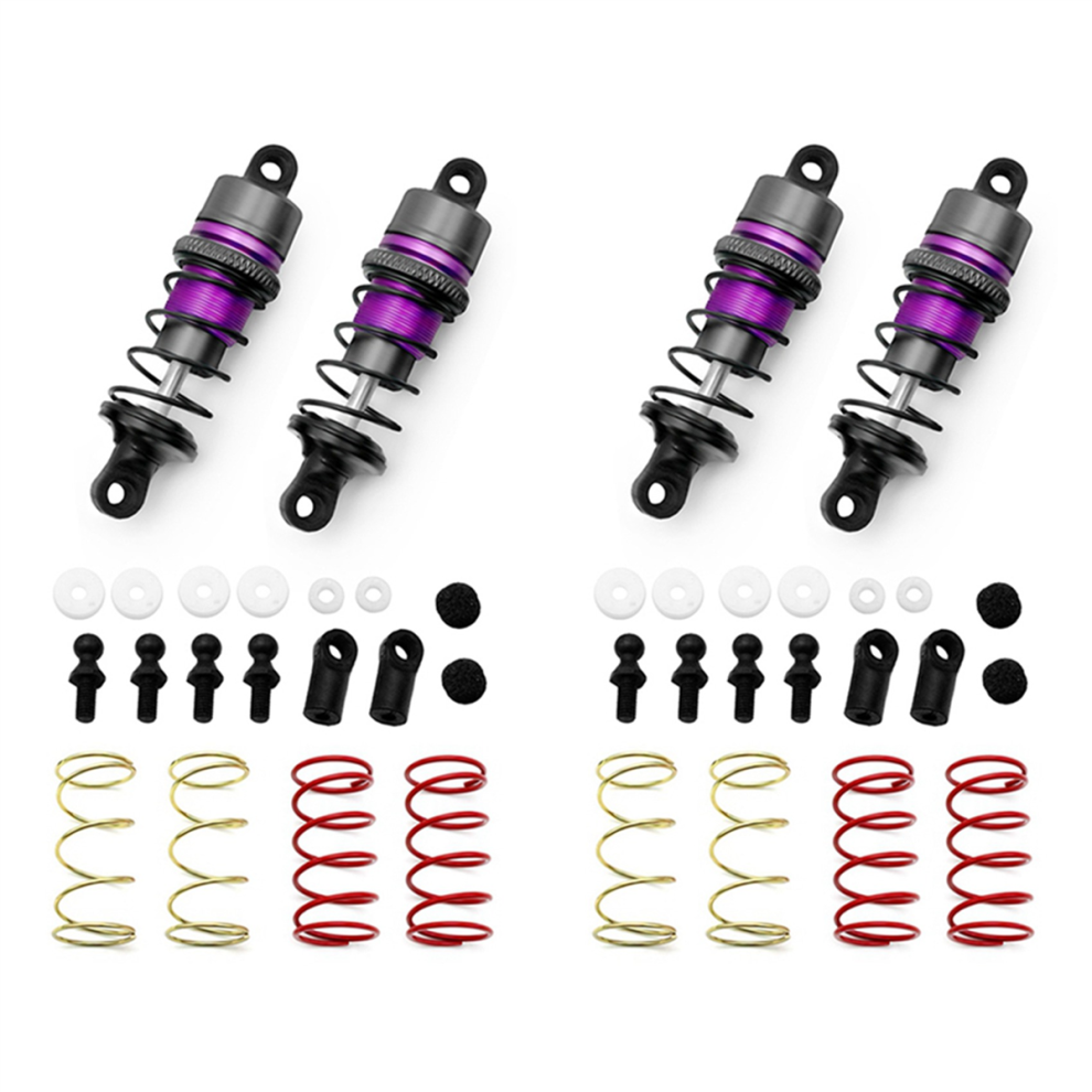 1/10 2Pair of Metal Hydraulic Shock Absorbers RC Remote Control Car Flat Racing Drift (63mm)-image-OPC-PK2B86X-NEW