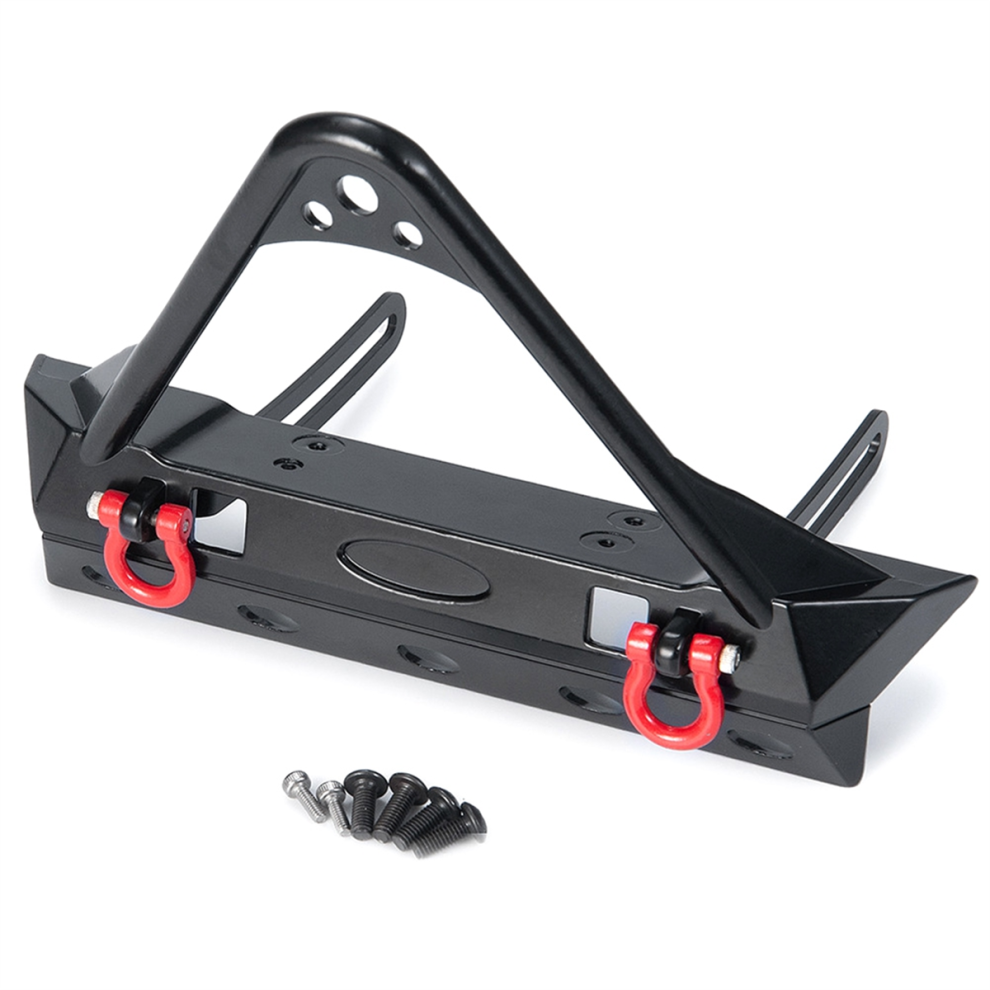 Metal Front Bumper With Tow Hook For Axial Scx10 Ii 90046 Trx4 1/10 Rc Crawler Car Upgrade Parts 4852794854170