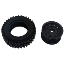 40Pcs Tire Tyre Set for MN86 1/12 RC Car DIY Upgrade Spare Parts Accessories