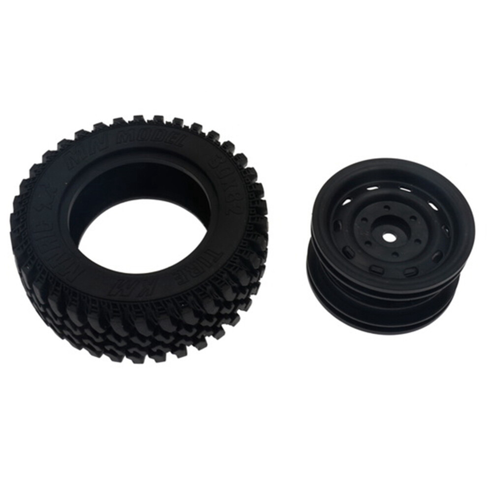 40Pcs Tire Tyre Set For Mn86 1/12 Rc Car Diy Upgrade Spare Parts Accessories Black 4852794858130