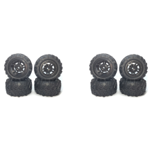 8Pcs Large Tire Widening Tyre Wheel for 144001 124016 124018 124019 12428 HBX 16889 16890 RC Car Upgrade Parts