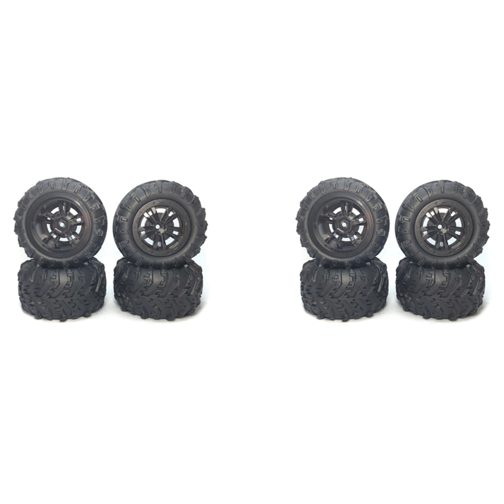 8Pcs Large Tire Widening Tyre Wheel For 144001 124016 124018 124019 12428 Hbx 16889 16890 Rc Car Upgrade Parts 4852794855573