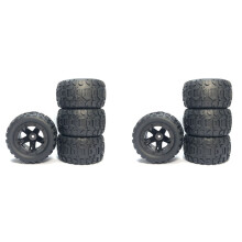 8Pcs Large Tire Widening Tyre Wheel for 144001 124016 124018 124019 12428 16889 RC Car Upgrade Parts,2