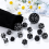 30Pieces Complete Polyhedral DND Dice Set D3-D100 Spherical Set,100 Sides for Role Playing Table Games 6