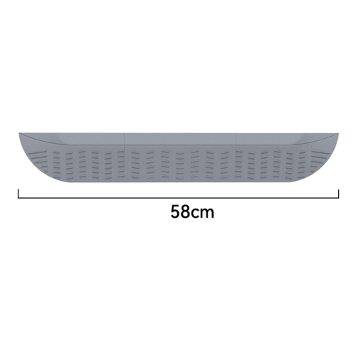 Universal Robot Vacuum Sweeper Sill Bar Step Ramp Climbing Mat Black 2