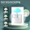 Rain Cloud Humidifier, Mushroom Humidifier,Rain Diffuser, 4