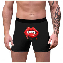 Personalised Boxer Shorts Men Funny Valentine's Day Underwear Lightweight Comfortable Sexy Custom XL Black A13