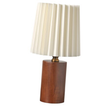Table Lamp for Bedroom - Wooden Bedside Light, LED Children's Room Floor Lamp, Foldable Design, Decorative Nightstand Lighting