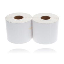 Thermal Transfer Labels 100 mm x 150 mm Compatible with Zebra, Citizen, Sato, TSC, Honeywell - Pack of 2 White