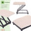 Oypla Oypla Adjustable Folding Cushion Padded Footstool Foot Leg Rest 7