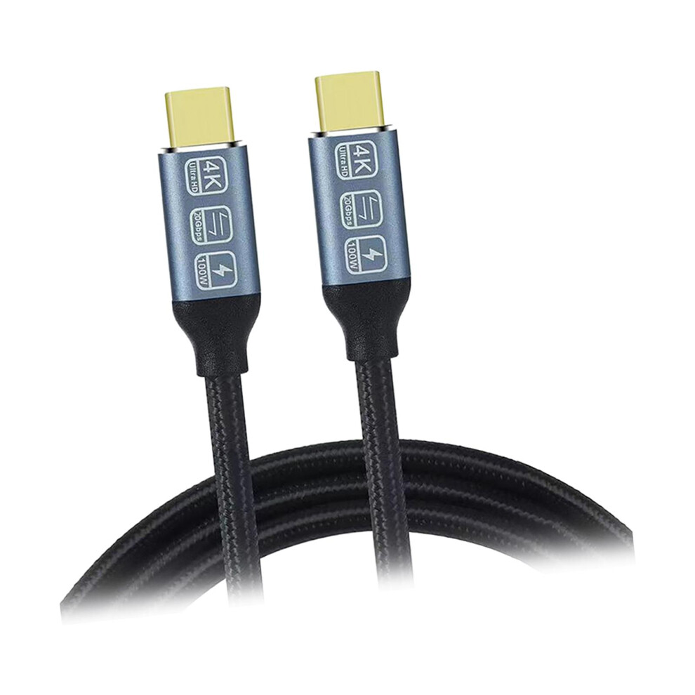 (length 1m) USB C 3.2 Gen 2 Data Cable 5A 100W Fast Charging 20Gbps USB C to USB C