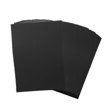 Rainbow Scratch Paper Kits for Children - 4 Packs of 40 Sheets Mini Toy, Learning Activity, Lubricating Paper, Black Color