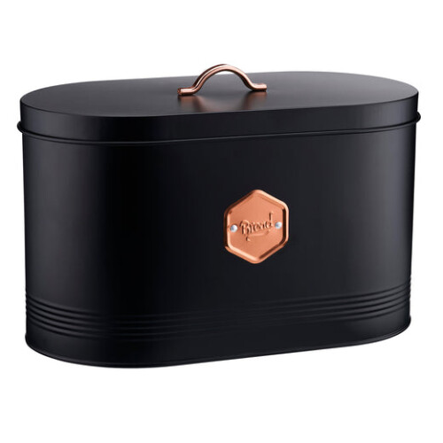 Cooks Professional Cooks Professional Bread Bin | Black / Copper
