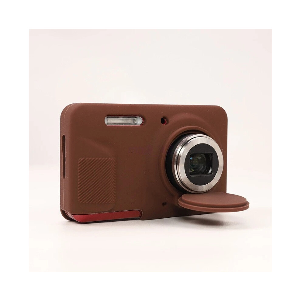 (Brown) Dustproof Shockproof Silicone Cover For Kodak Pixpro Fz55 Protective Soft Shell Brown 4069369126338