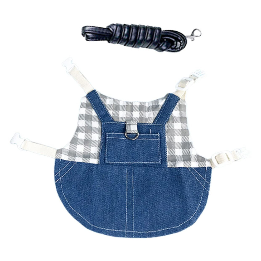 Guinea Pig Rabbit Clothing Rabbit Harness Vest Soft Fabric Bunny Costume for Small Pets Adjustable Size