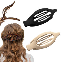 Flache Haar Clips fuer Frauen Franzoeisch Haar Clips Flache Kralle Clips fuer Dickes oder Duennes Haar