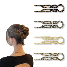 4 Stueck Haar Nadeln fuer Frauen Haar Nadeln fuer Mehrheit Haar Kleine Franzoeisch Haar Styling Nadeln