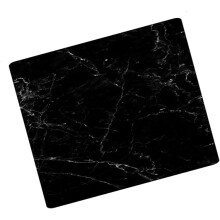 Worktop Saver Glass Black Marble 52x60Cm
