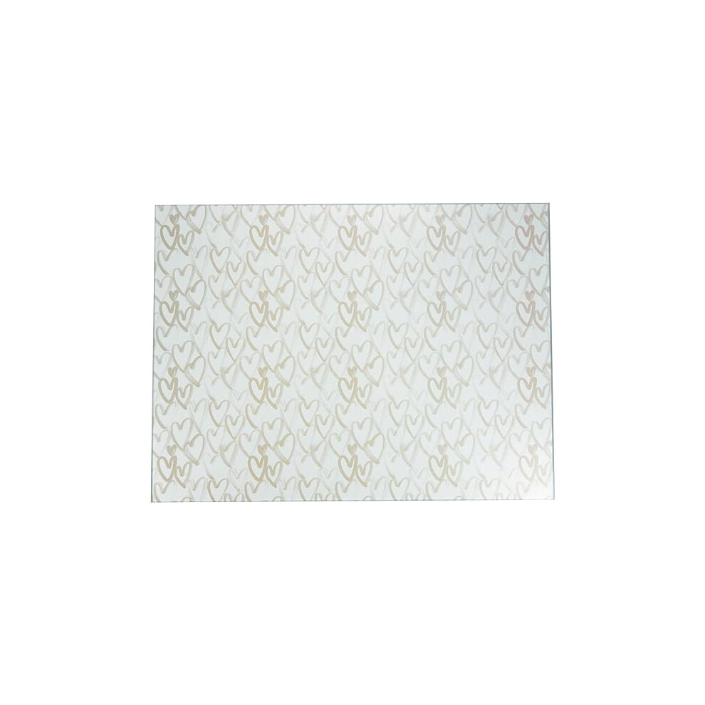 Chopping Board Glass Artwork Heart 40x30Cm-image-OPC-PK2BN6K-NEW