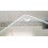 8x Clear Glass Flat Worktop Saver 30x20Cm 2