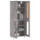 VidaXL vidaXL Highboard Sideboard Cupboard Side Cabinet Grey Sonoma Engineered Wood 3