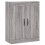 VidaXL vidaXL Highboard Sideboard Cupboard Side Cabinet Grey Sonoma Engineered Wood 5